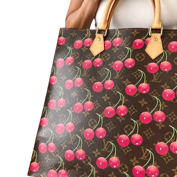 LOUIS VUITTON Vintage 2005 M95010 Monogram Cherry Bag Sac Plat Brown [106493] - Picture 3 of 15